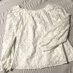 White House Black Market Off shoulder Blouse